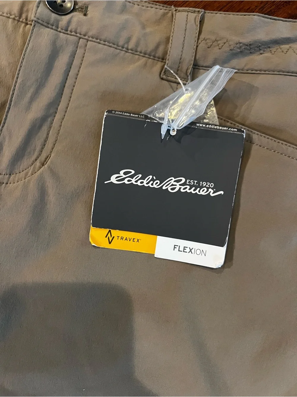 NWT Eddie Bauer Travex Flexion Horizon Skort Size 6 Khaki